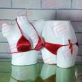 Silk Bikini Bra Panty Set Satin Silk Bra T Back Panty Set for Women. 