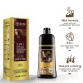 MUICIN Hair Color Shampoo 5 in 1 Herbal Extracts and Long Lasting Formula Keratin Treatment Included. 