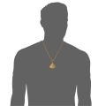 Egyptian Pyramid Necklace men 316L Stainless Steel wheat Chain women Egypt Jewelry Medallion collar necklace. 