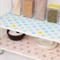 2/Roll Waterproof Antibacterial Plastic Cabinet Drawer Shelf Liners Sheets for Kitchen Table Mat. 