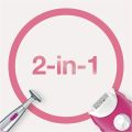 Braun Silk Epil 3 3-420 Epilator Raspberry Pink - Corded Epilator With 2 Extras - Including A Bikini Trimmer. 