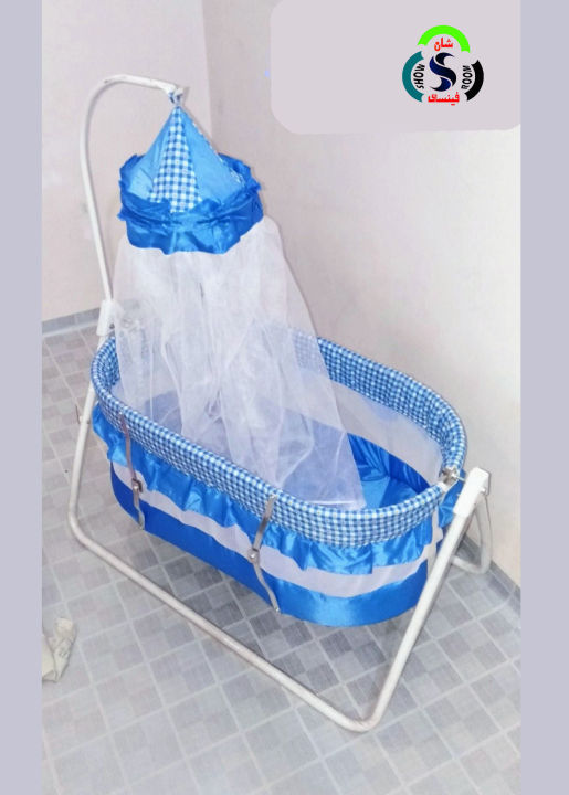 Baby%20Swing%20Cot%20Cradle%20Dual%20Stands%20Support%20along%20with%20Mosquito%20Net%20-%20Image%202