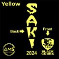 Saki Cricket Bat Stickers Complete Set for all Type of Classic Cricket Bats Good Quality Bat Stickers All Colors Available. 