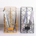 vertical rack metal wire magazine holder desk file folder organizer Magazine Holder document storage compact. 