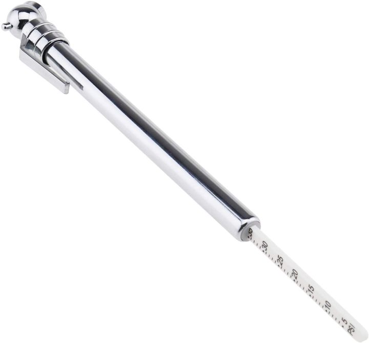 Tire Gauges Tire Pressure Gauges Pencil Style Silver 5-50 PSI 0-3.5 KG
