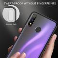 Samsung Galaxy A10s Frameless Case PC Case Hard Transparent Matte Back Cover For Samsung Galaxy A10s Phone Case - BLUE. 