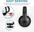 Aigostar Small Electric Kettle, 1.0L Black Glass Kettle Cordless, Compact Mini Clear Water Tea Kettle Fast Quiet Boil for Kitchen Bedroom Office, 2200W - Elfin 30A0Q. 