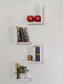 L SHAPE WALL MOUNTED SHELF WHITE. 