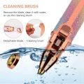 2 in 1 Rechargeable Painless Portable USB Epilator Hair Remover Nose Beard Eyebrow Trimmer Female Shave. 