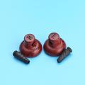 Diy 15.4mm solid wood earphone shell flat head earphone Earbuds case. 