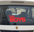 (Red) The Boys Car Sticker,  Car decoration, Car Accessories, Stickers for Car, Bike Stickers, Laptop Stickers,  Auto Decoration by Sticker Saloon. 
