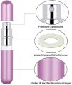 1 Pcs Portable Mini Refillable Perfume Atomizer Bottle, 5ml Perfume Atomizer Spray Bottle, Travel Decant Sprayer Bottle, Refillable Scent Pump Case, Perfume Atomizer. 