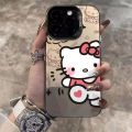 Cute Case Infinix Hot 50i / Infinix Smart 9 Hello Kitty Cat Camera Cover Phone Case. 
