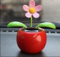 Premium Quality Car Decoration Solar Powered Dancing Flower Swinging Animated Dancer Toy For Honda Civic, City, Toyota GLI, Yaris, Wagon R, Alto VXR, Mehran and all Cars Jeep Buses Vans Parrado. 