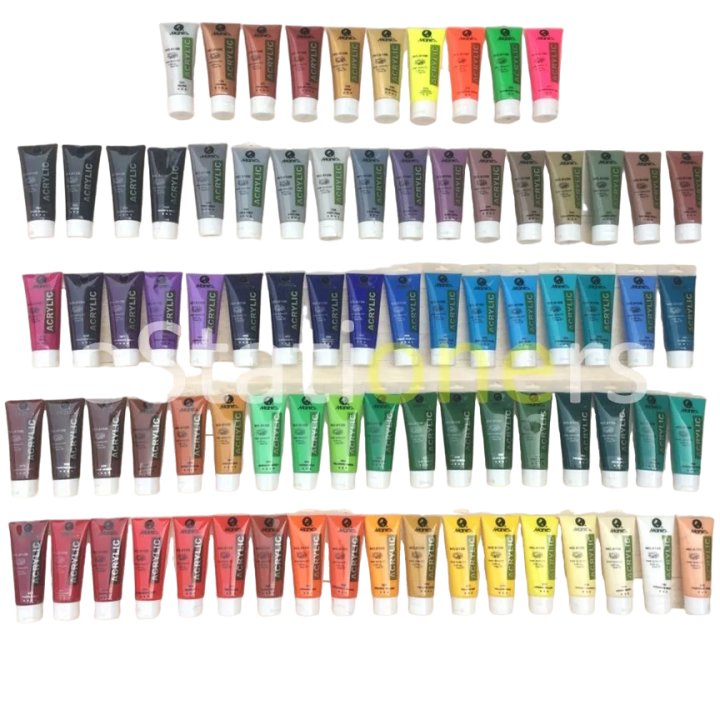 Maries Acrylic Color 75ml Tube (80 Shades)
