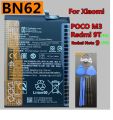 Xiaomi Redmi 9T Original Battery BN62 Battery Xiaomi POCO M3 Battery 6000mAh. 