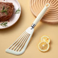 Stainless Steel Fried Fish Shovel Handle Steak Spatula Fan-Shaped Butterfly Slotted Turner High Temperature Resistant Non-Stick Pan Hollow Shovel. 