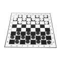 Plastic Checkers/Draughts Folding Chessd International Chess Set Game Toy. 