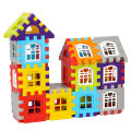 Simulation Modeling House Building Blocks Assembled Toys Kindergarten Early Education Educational Toys Square Building Blocks. 