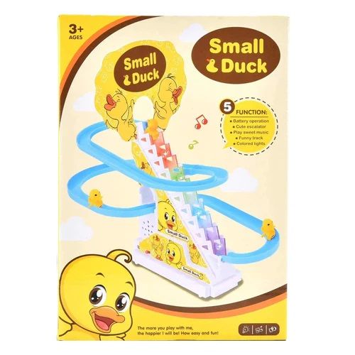 3 Duck Slide Toy Set,stair climbing duckling cartoon race track,set little lovely duck slide toy escalator toy with light and music,Funny Automatic Stair-Climbing Ducklings Cartoon Race Track Set Little Lovely Duck Slide Toy with Lights and Music