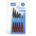 Artist Palette Painting Knife Set of 5 (Stainless Steel). 