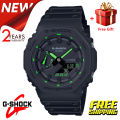 (Ready Stock) G .Shock GA2100 Men Watch Digital Sport Watch LED Display Water Resistant Shockproof and Waterproof World Time LED Auto Light Sports Square Wrist Watches GA-2100-1A3 (copy original 1.1 premium). 