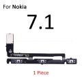 Mute Switch Power Key For Nokia 7 6.1 Plus 8 8.1 7.1 7.2 6.2 6 2017 2018 ON OFF Volume Button Control Flex Cable Repair Parts. 