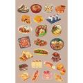 Desi food and Burgers Stickers |  Burgers Stickers |  A4 SIZE UNCUT STICKER MULTICOLOR | STICKER FOR FRIDGES | STICKER FOR LAPTOPS | STICKER FOR MOBILE | CUSTOM STICKER ALSO AVAILABLE. 