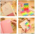 Pack of 100 - Mini Cute Small Sticky Flags Cute Colored Memo Pad Bookmark Marker Memo Flags Sticky Notes Office Supplies. 