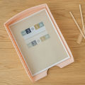 File Storage Tray Stackable File Storage Rack A4 Paper Box Stationery Shelf. 