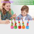 Giraffe Plush Toy Giraffe Toy Adorable Eco-friendly Dancing Portable Safe for Babies Colorful Puzzle Design Playtime Fun. 