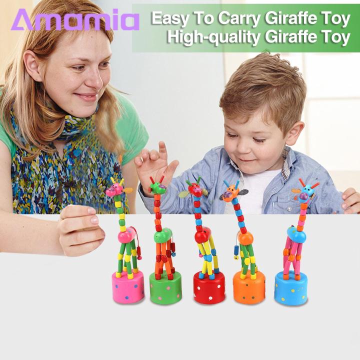 Giraffe Plush Toy Giraffe Toy Adorable Eco-friendly Dancing Portable Safe for Babies Colorful Puzzle Design Playtime Fun