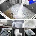 Drain Cleaning Powder, Pipe Dredge Deodorant, Powerful Sink And Drain Cleaner, Magic Fast Foaming Pipe Dredge, Kitchen Toilet Pipeline Cleaner. 