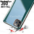 For Redmi 12C Case Plating Electroplate Emerald Green Shining Clear Casing For Xiaomi Redmi 12C Phone Cases cover. 