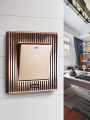 German-Japanese 86-type European-style switch panel five-hole socket wall two or three plugs 4D striped retro new Chinese style. 