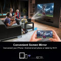 HONGTOP P10 Android Smart Projector 1280*720P 4K WIFI 10000 LUMENS 4GB/64GB & 2GB/16GB BT5.0 1080P Home Cinema Outdoor Portable Beamer. 