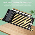 Extension Adapter Card Wear-resistant SSD to NGFF M.2 MKey NVME Hard Drive Fast Adapter Card. 