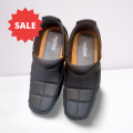 New Style Loafers Fashion High Quality Casual Rubber Shoes For Men Black. 