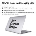 Custom Made Laptop Skin Vinyl Sticker Decal, Sketch or Stain Resistant, Available in 11 to 17 inch Laptop Skin Sticker Cover Art Decal Fits All Laptops. 