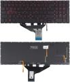 Computer Replacement Keyboards for HP OMEN 15-DC 15-DH 15T-DC 17-CB US Version Keyboard with Red Backlight. 