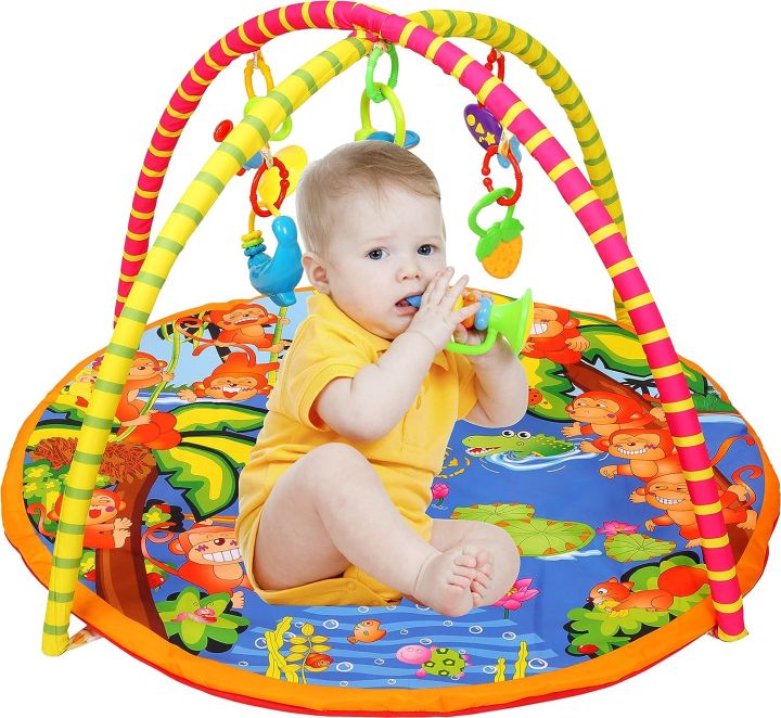 Baby%20Play%20Mat%20Activity%20Gym%20Foldable%20Laying%20Mat%20with%20Hanging%20Rattles,%20Washable%20Baby%20Play%20Mat%20Gym%20for%206+%20Months%20Baby%20(Multicolor)%20-%20Image%206