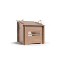 Boxie Pet House | The Modern Cat Castle - White & Wooden. 
