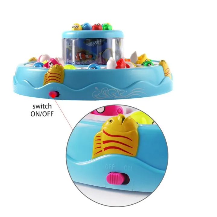 26pcs/Set%20Fishing%20Toy%20Electric%20Educational%20Rotating%20Magnetic%20Magnet%20Fish%20Fishing%20For%20Kid%20Children%20Game%20-%20Image%204