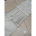 WHITE SILVER JKAT DUPATTA FOR GIRL & WOMEN BY ROOP MAHAL ONLINE STORE. 
