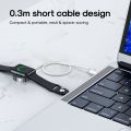 JOYROOM S-IW003S 2.5W Magnetic Wireless Charger for Apple Watch Series 1-8 & Ultra, Cable Length: 0.3m. 