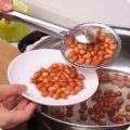 2PCS -Oil Frying Spoon 2 in 1 Oil Fryer Filter Clip Oil Tongs Strainer Chimta, Kitchen Food Strainer Tongs for Fried Food, Stainless Steel Kitchen Tong. 