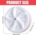 Original Turbine Wash Portable Washing Machine Mini Turbo Washer Turbine Machine Portable Turbo Washer for Travel Business Trip or College Rooms Portable Washing Machine washing underwear washing baby clothes noiseless washing machine timing. 