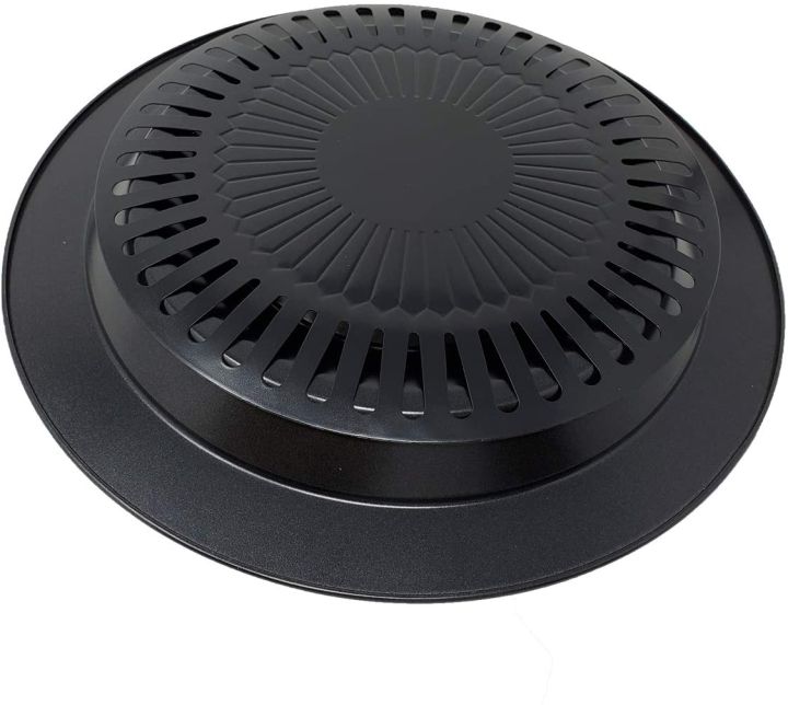 Non-stick%20Smokeless%20Grill%20Indoor,%20Roasting%20Grill%20Pan%20for%20Stove%20Tops%20for%20Kitchen%20BBQ%20Grill,%2012.4"in%20-%20Image%203