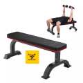 2\2 High Quality Multifunctional Flat Bench Dumbbell Bench Workout Utility Bench with Steel Frame Home Fitness Equipment. 