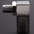 90 Degree CEL Check Engine Light Bungs Oxygen O2 Sensor Socket Real Mini Catalytic Converter 201 Stainless. 
